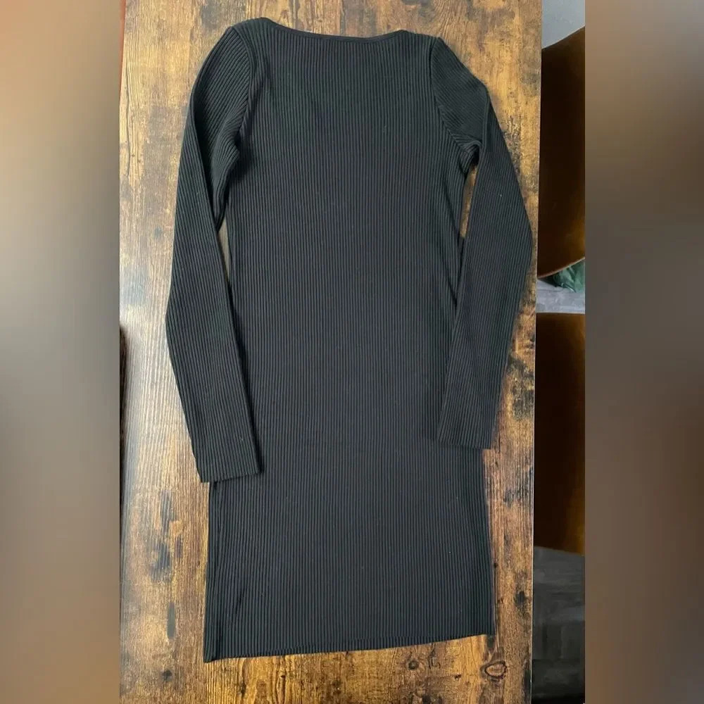 Vince Rib-Knit Mini Dress - Picture 12 of 12